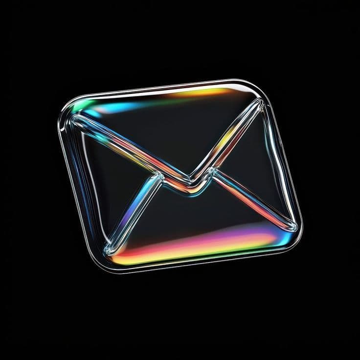 Optical glass envelope with fine spectral reflections